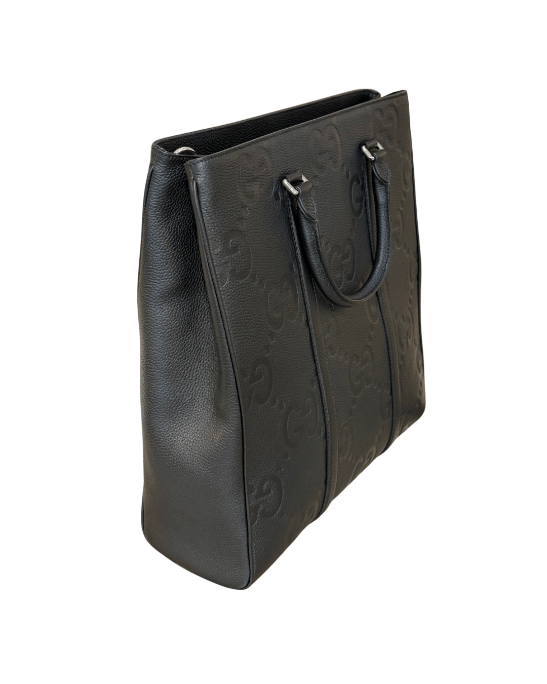 BORSA LAVORO GUCCI PELLE NERA