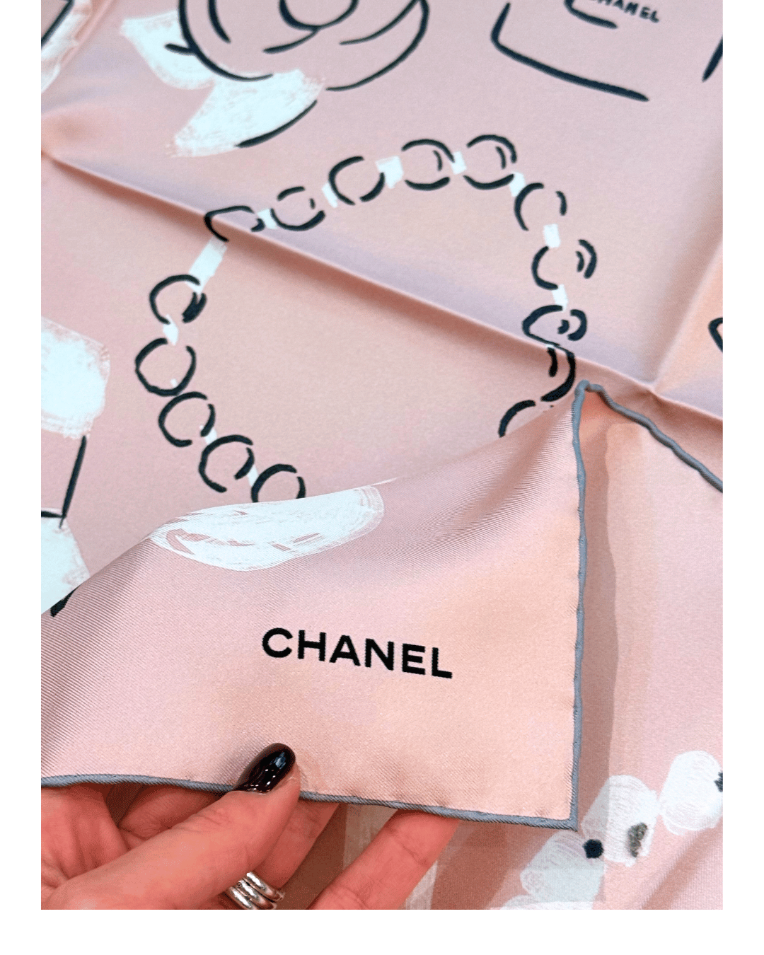 FOULARD CHANEL ROSA