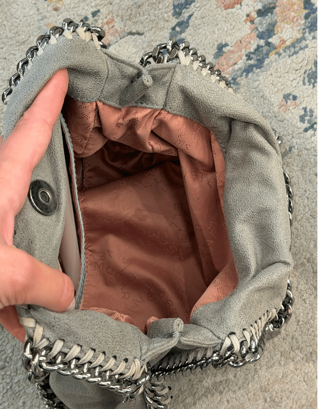 MINI STELLA MCCARTNEY FALABELLA GRIGIA
