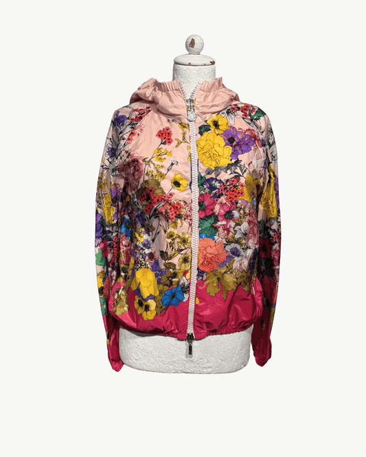BOMBER GIACCA A VENTO MONCLER FIORI