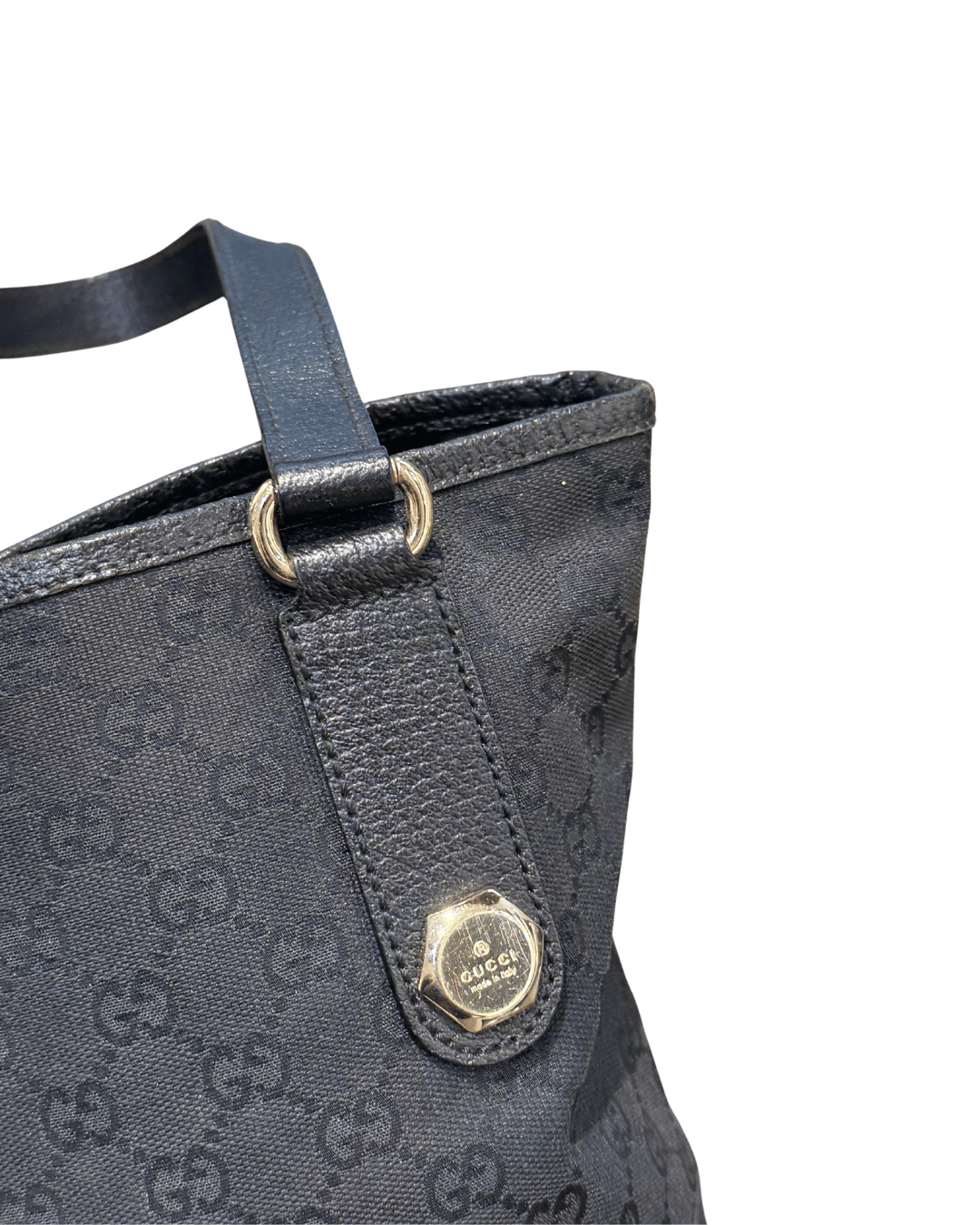 GUCCI SECCHIELLO TESSUTO NERO