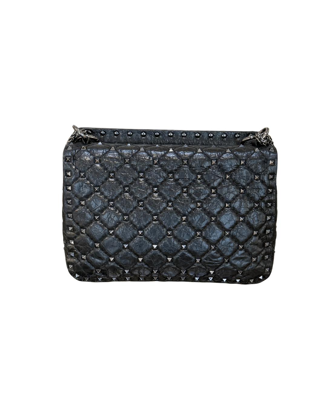 VALENTINO SPIKE MEDIA NERA EFFETTO VINTAGE