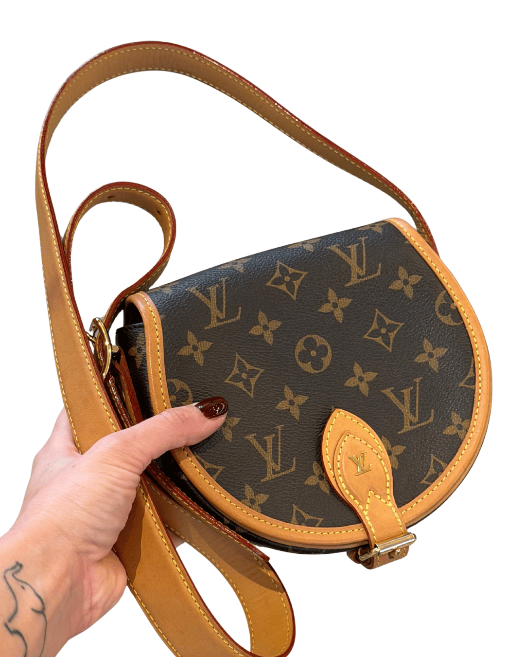 TAMBOURIN LOUIS VUITTON MONOGRAM TRACOLLA