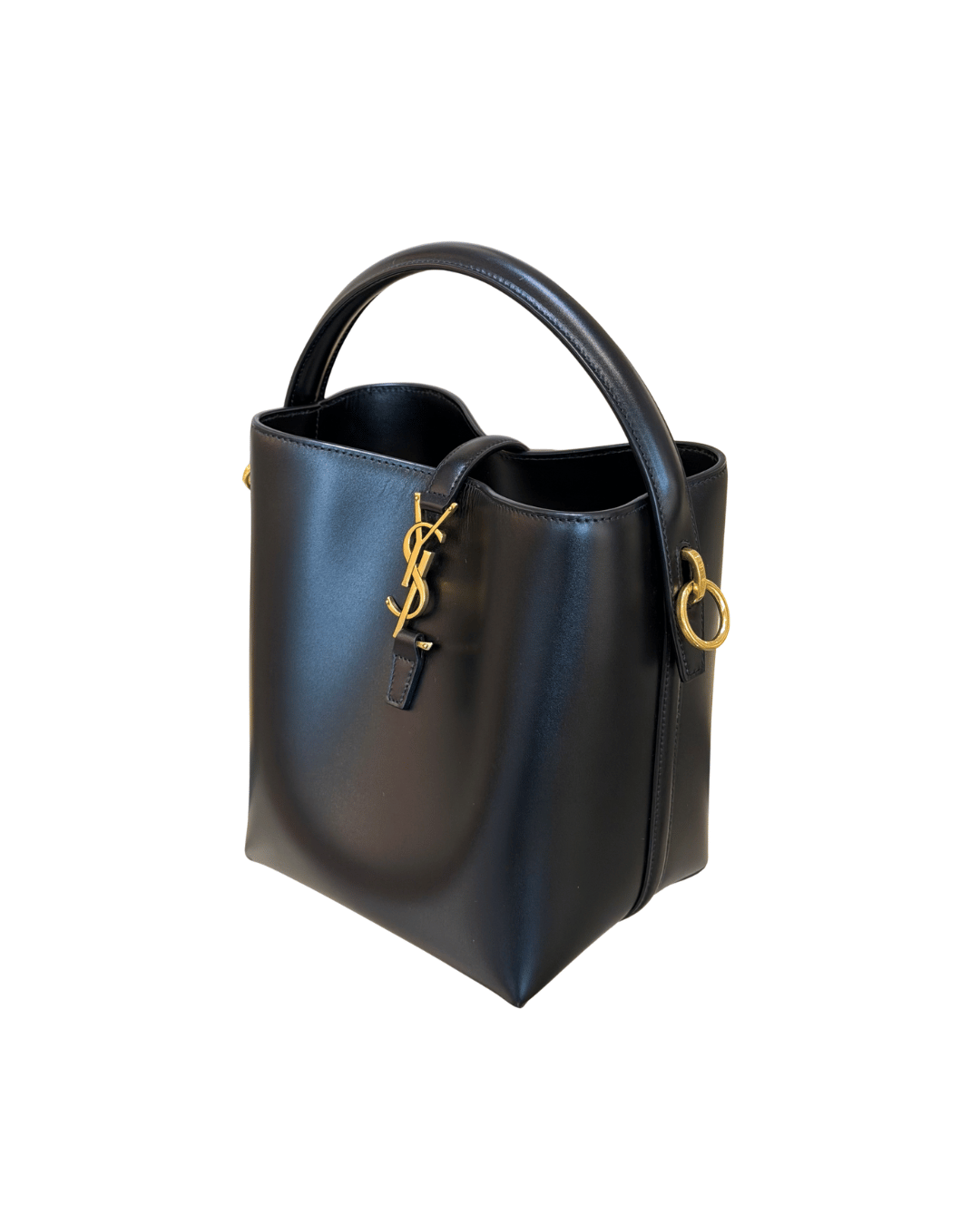 SECCHIELLO 37 SMALL YSL NERO LUCIDO