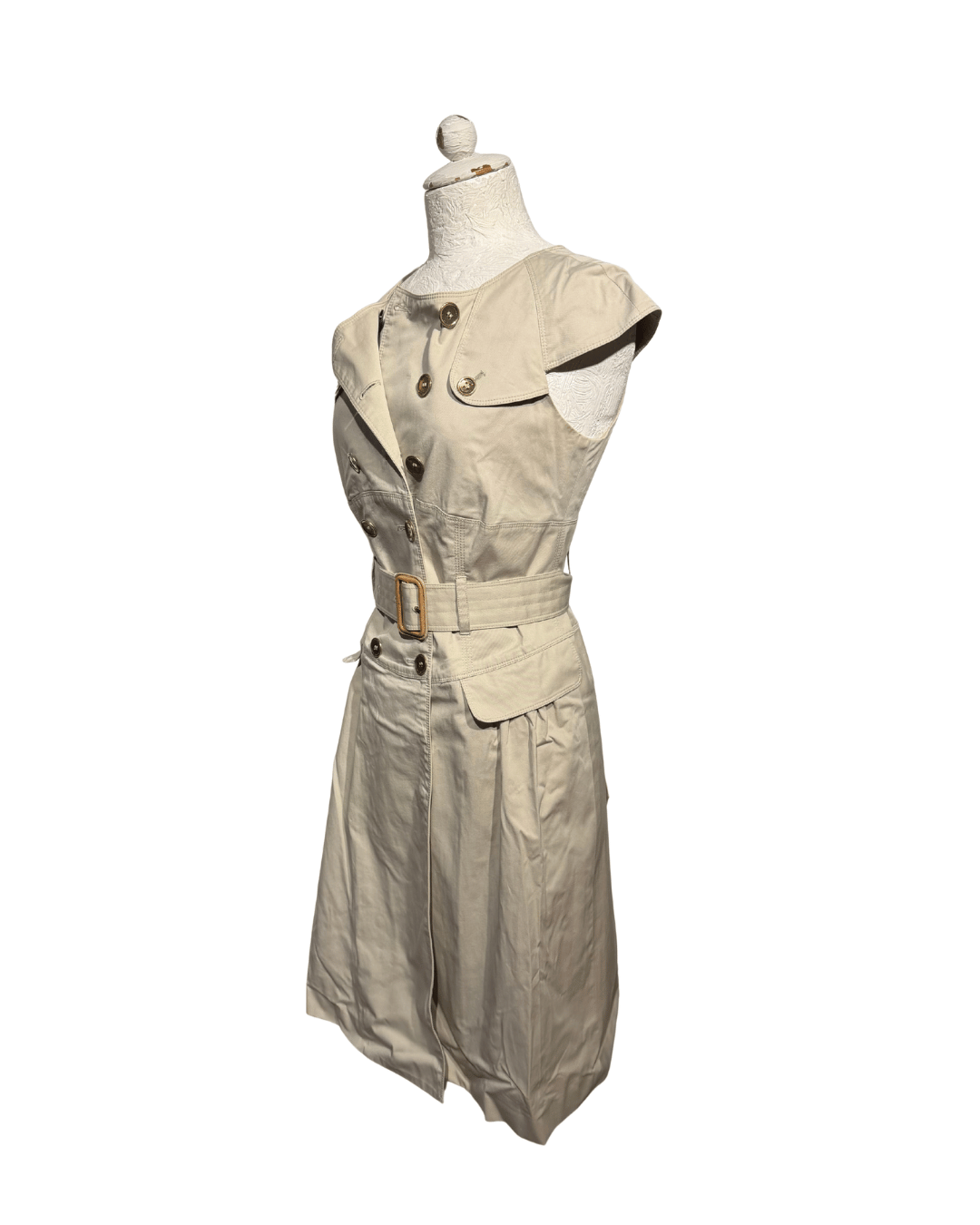 ABITO TRENCH BURBERRY BEIGE Tg 40