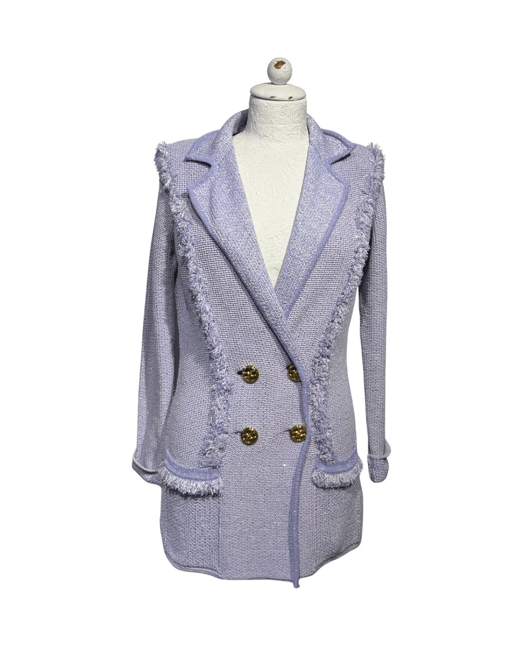 GIACCA / CARDIGAN LILLA ELISABETTA FRANCHI Tg 40