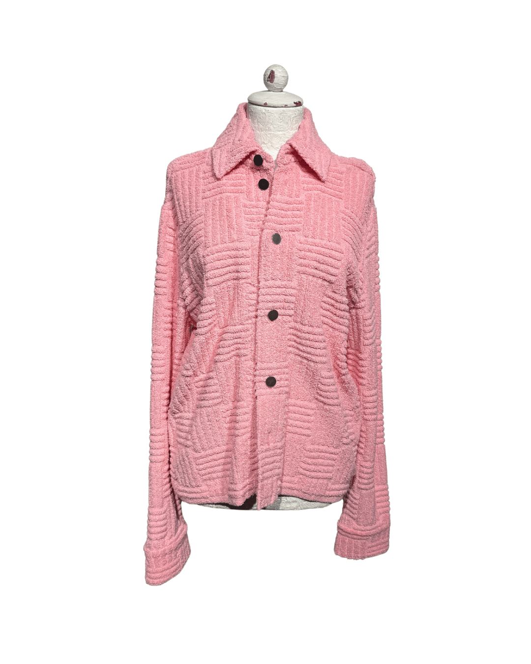 CAMICIA IN SPUGNA ROSA BOTTEGA VENETA