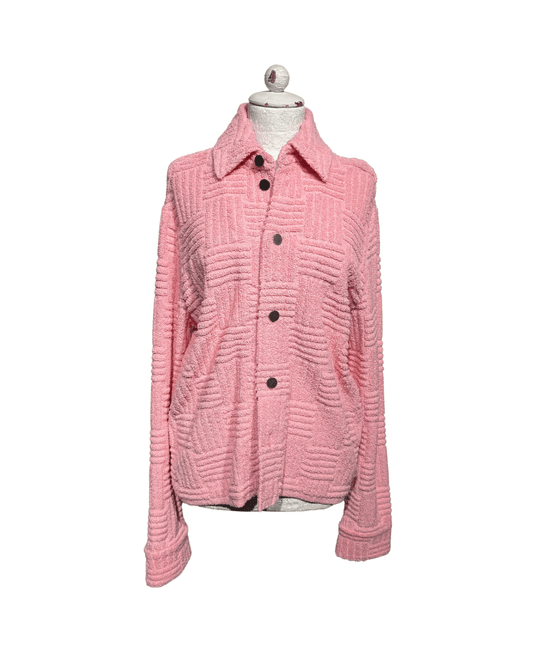 CAMICIA IN SPUGNA ROSA BOTTEGA VENETA
