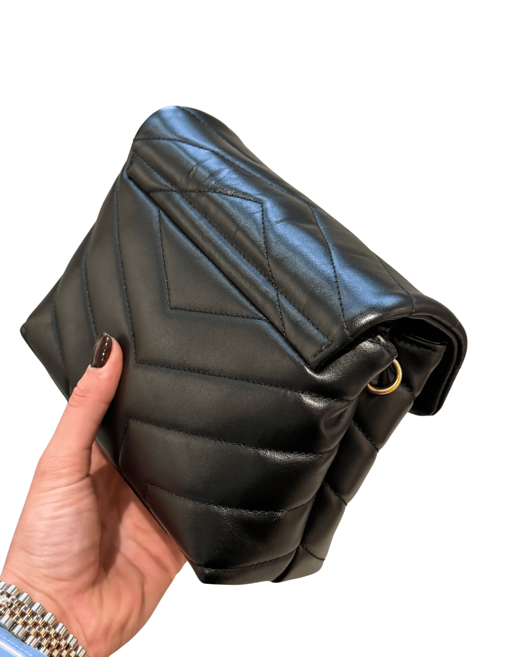 LOULOU TOY YSL NERA HARDWARE DORATO