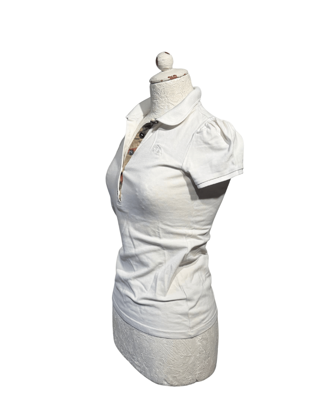 POLO BURBERRY BIANCA Tg XS