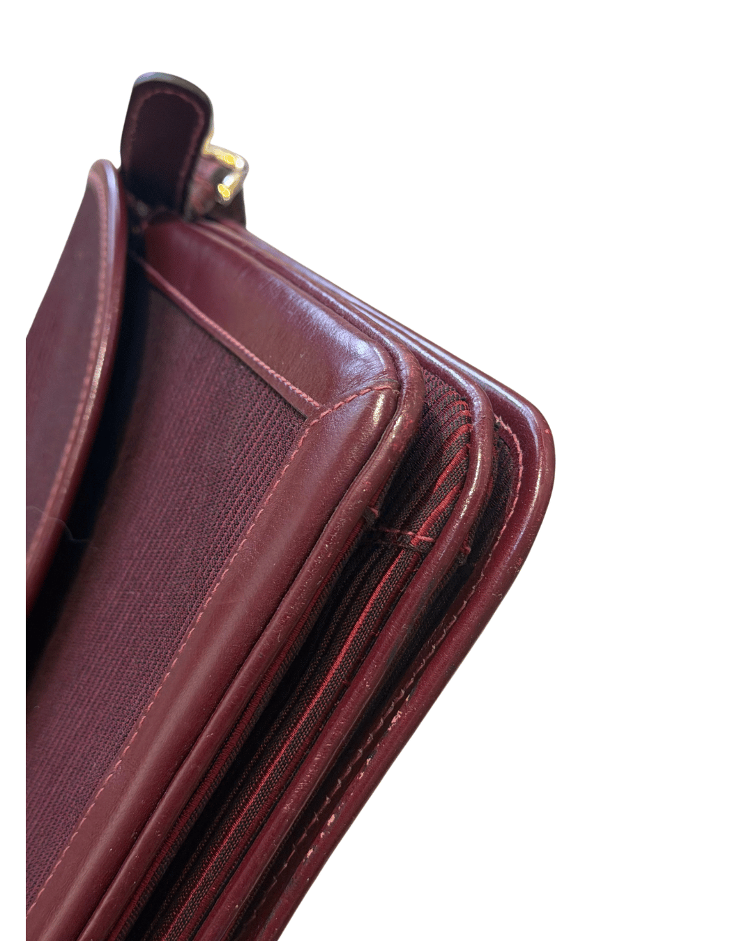 POCHETTE VINTAGE YSL BORDEAUX