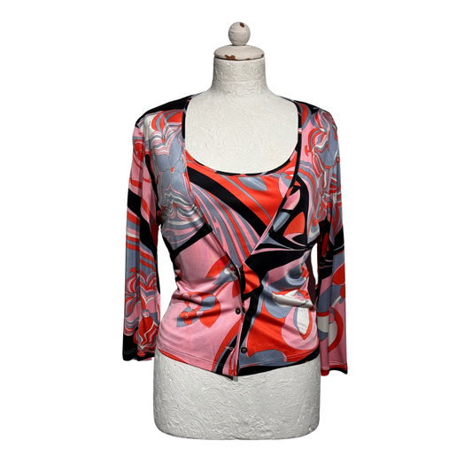 TOP E CARDIGAN PUCCI