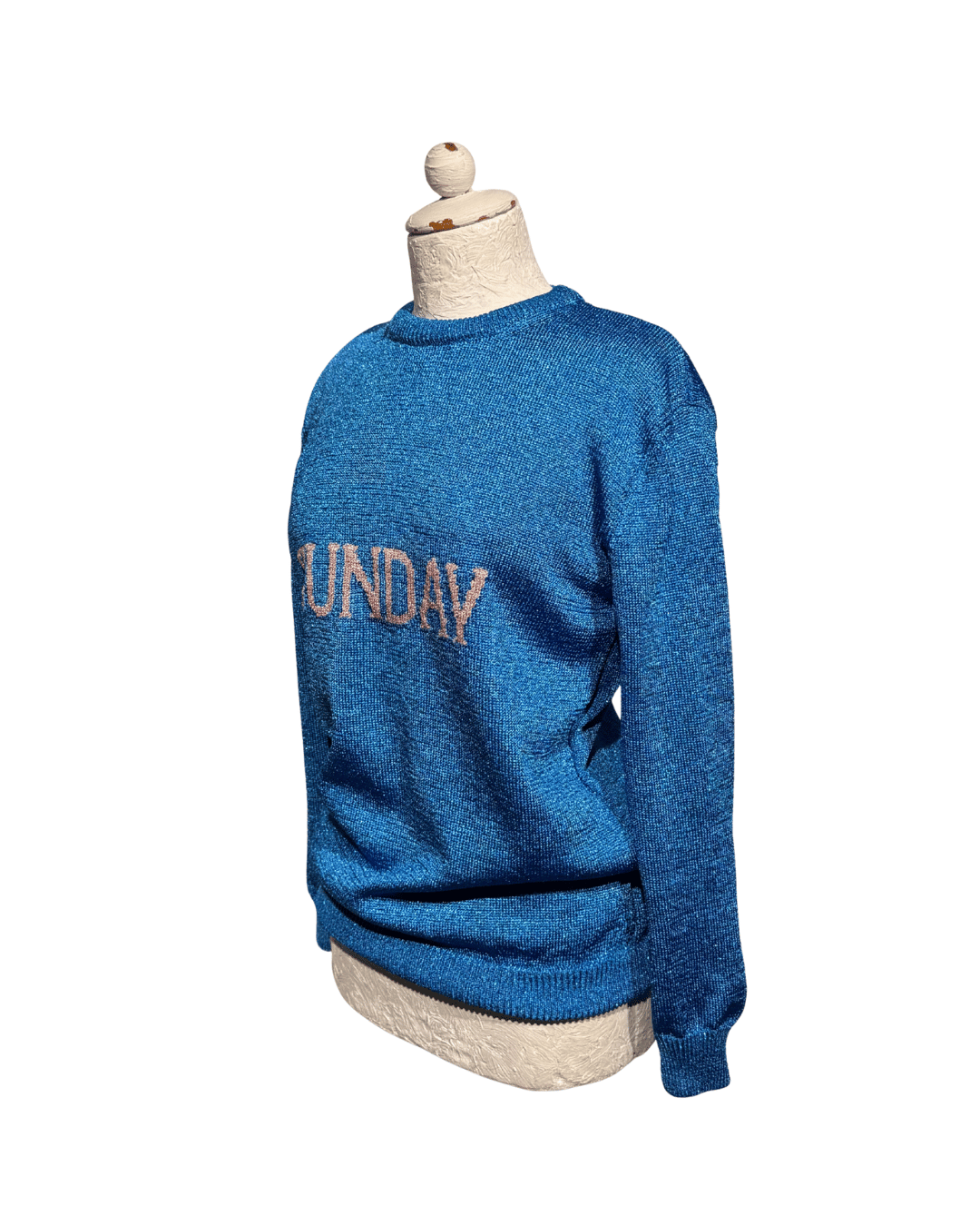 MAGLIONE ALBERTA FERRETTI BLU SUNDAY