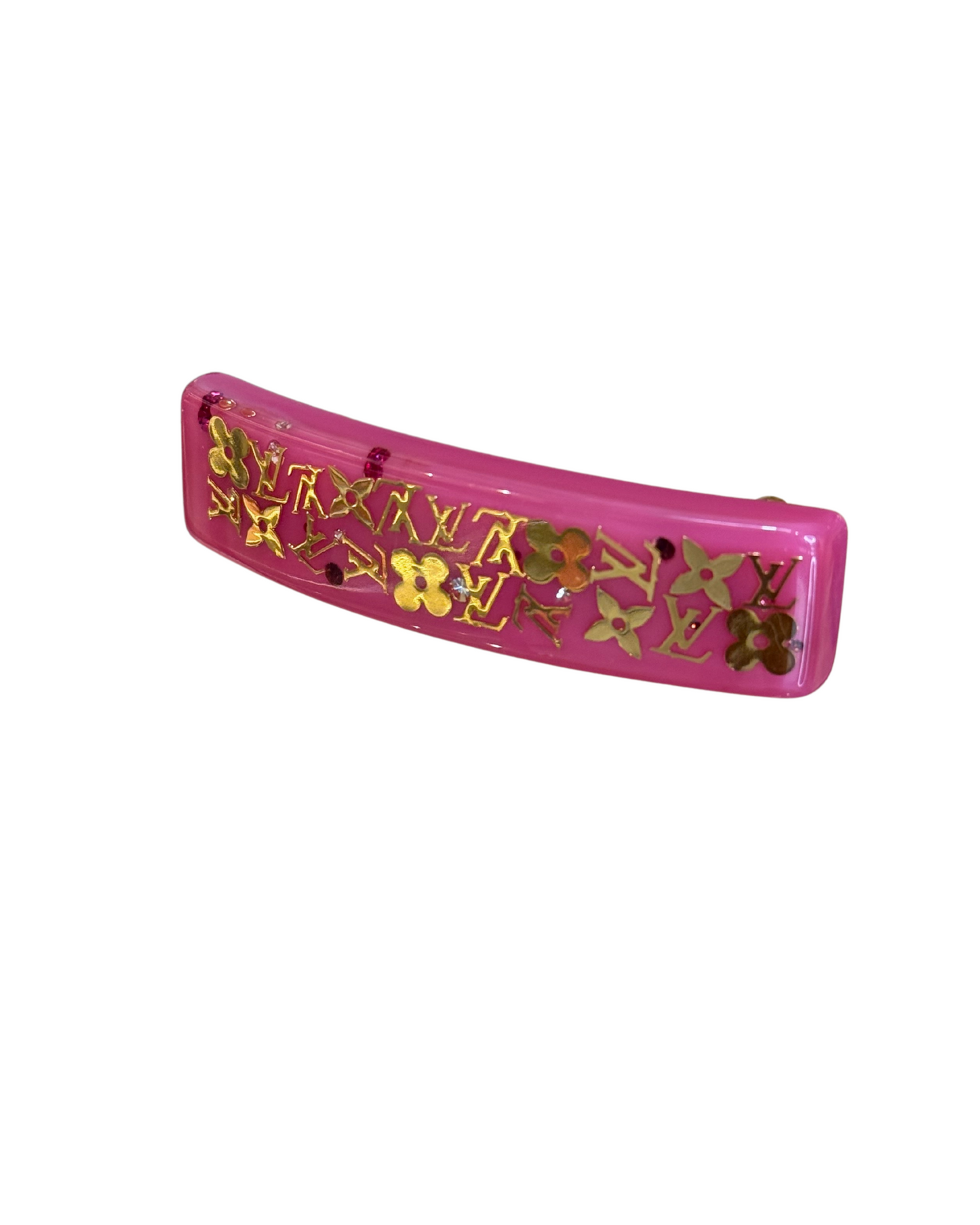 FERMAGLIO CAPELLI LOUIS VUITTON FUCSIA