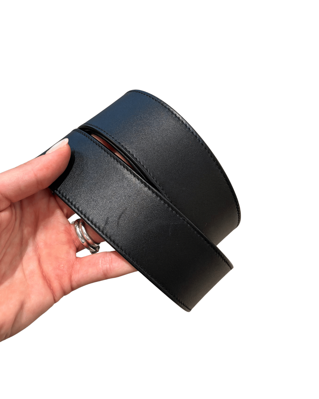 CINTURA GUCCI MARMONT NERA 80