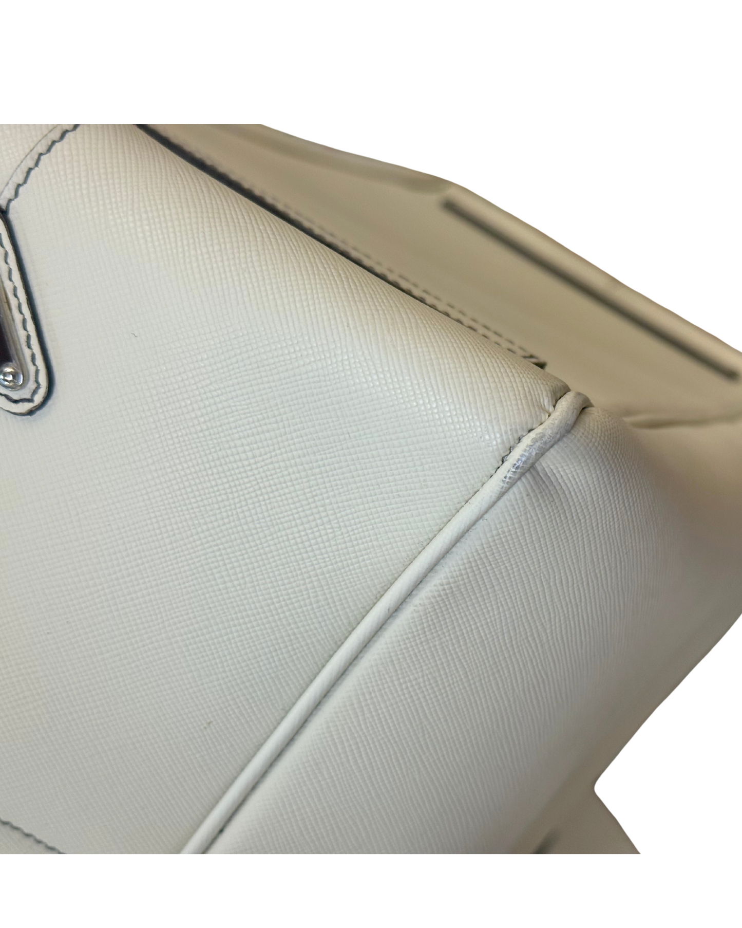 BORSONE PELLE SAFFIANO BIANCO