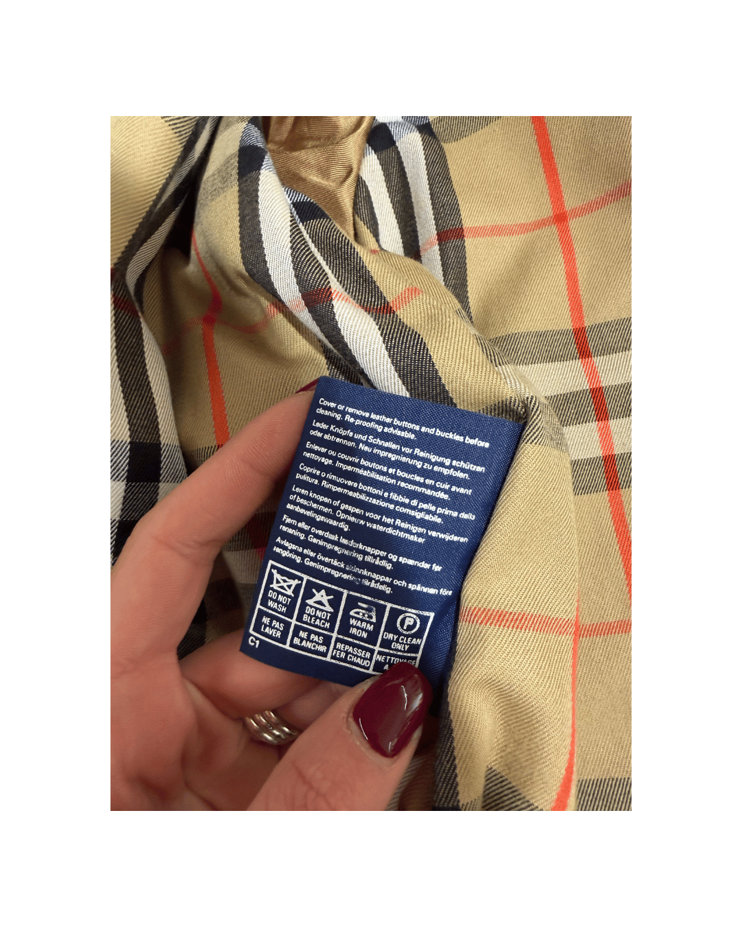 IMPERMEABILE BURBERRY BEIGE 42/44