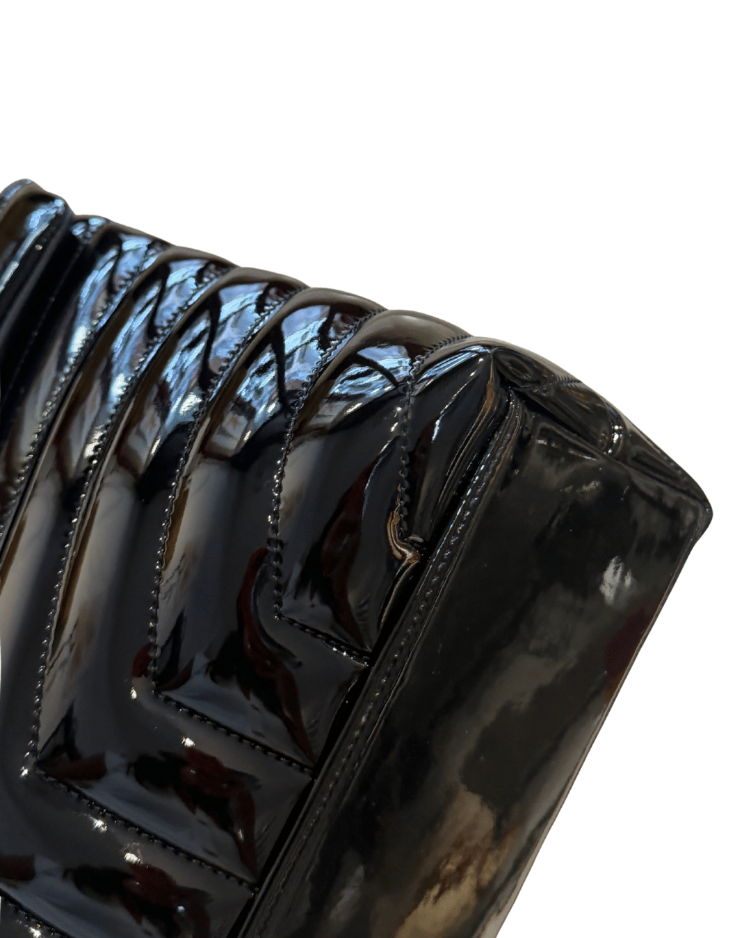 LOULOU MEDIA YSL PELLE VERNICIATA NERA