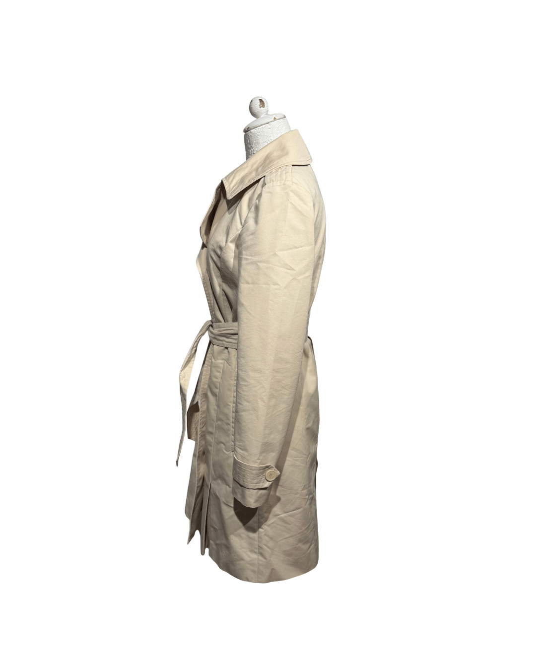 IMPERMEABILE MAXMARA BEIGE COTONE Tg 40