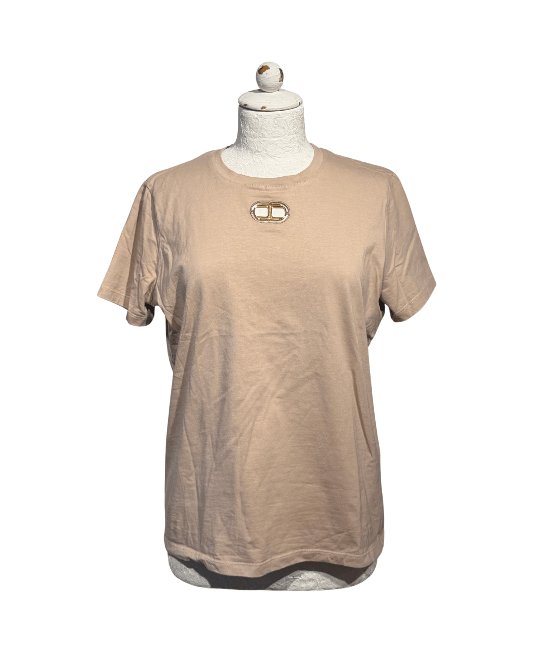 TSHIRT ELISABETTA FRANCHI NUDE/CIPRIA Tg 46