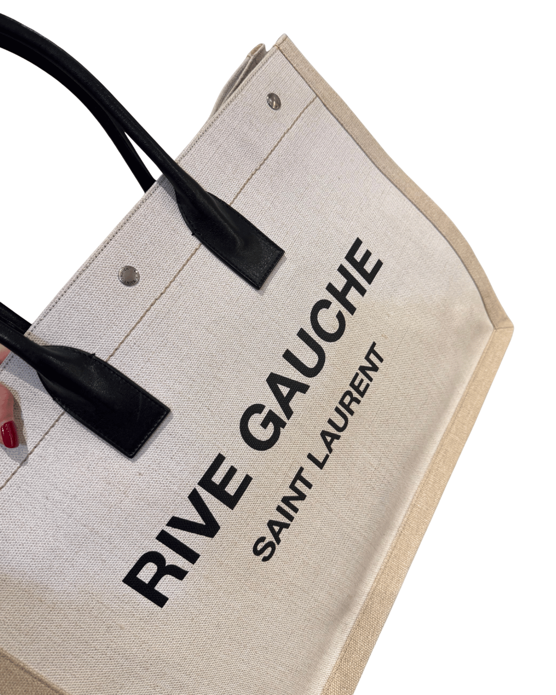 RIVE GAUCHE LARGE YSL TESSUTO BEIGE