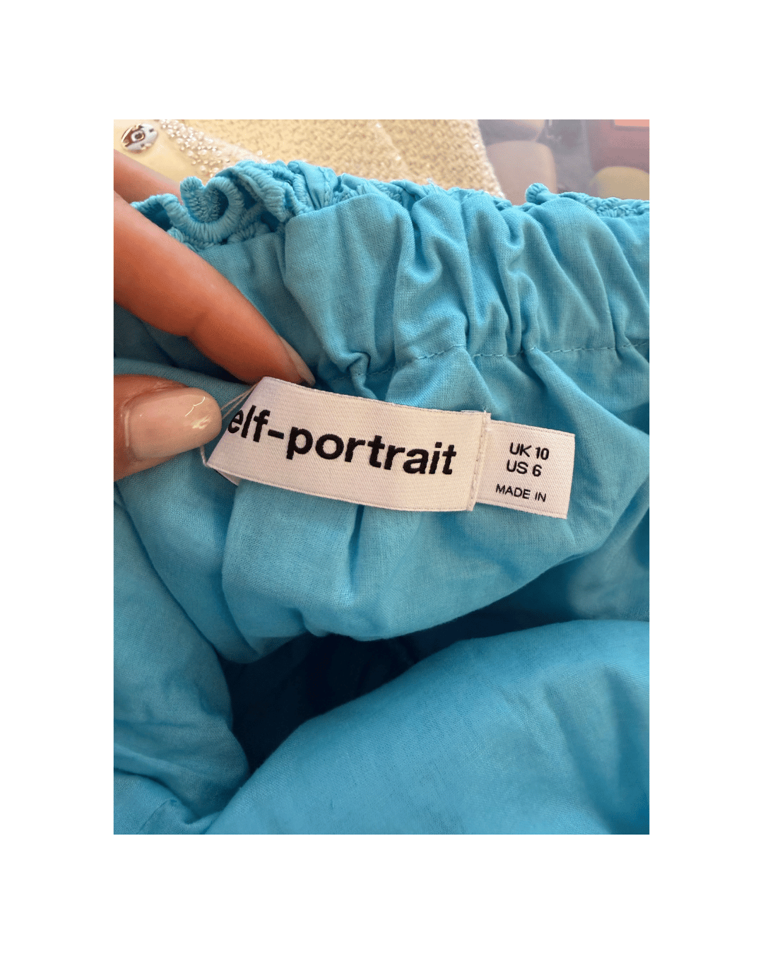 ABITO SELF PORTRAIT TURCHESE Tg M