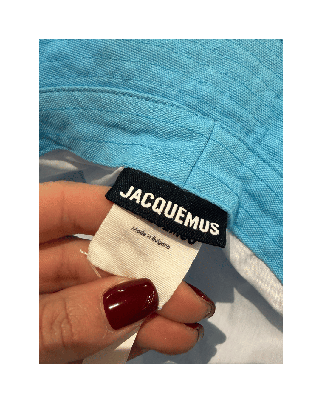 CAPPELLO PESCATORA JACQUEMUS TURCHESE