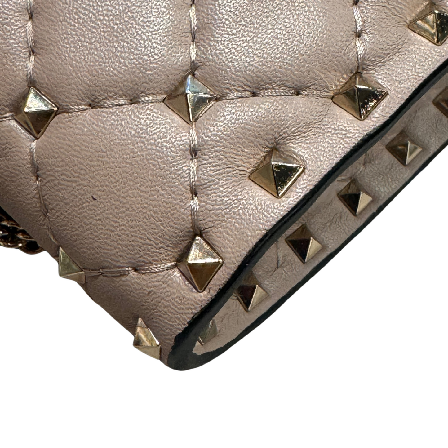 POCHETTE SPIKE NUDE/ ROSA ANTICO