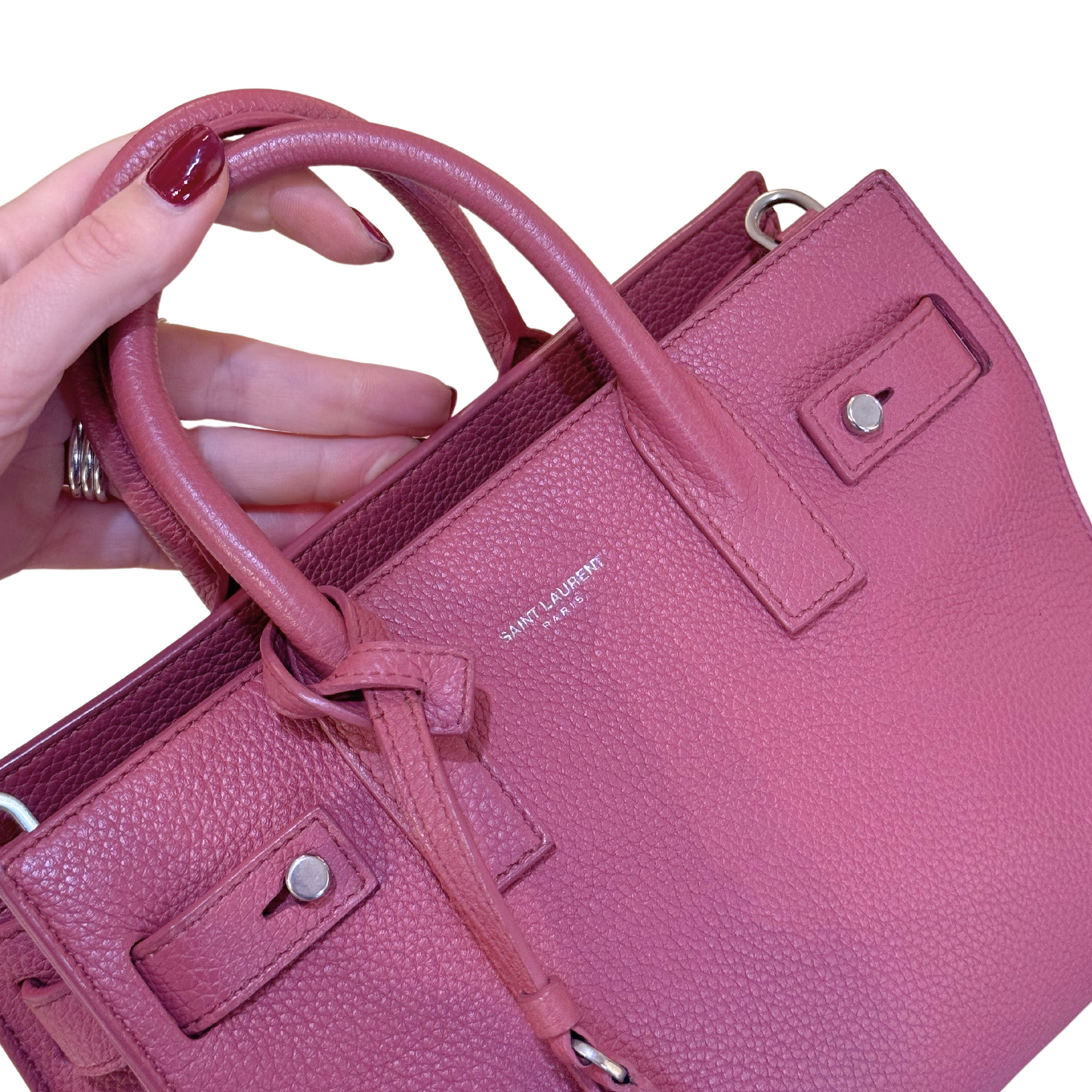 SAC DE JOUR NANO YSL ROSA ANTICO