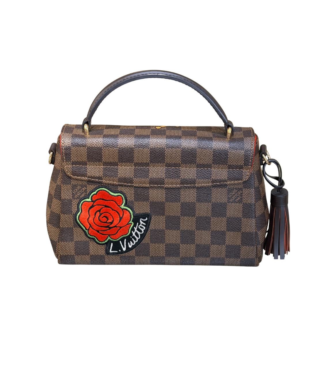 LOUIS VUITTON CROISETTE PATCHES DAMIER EBENE