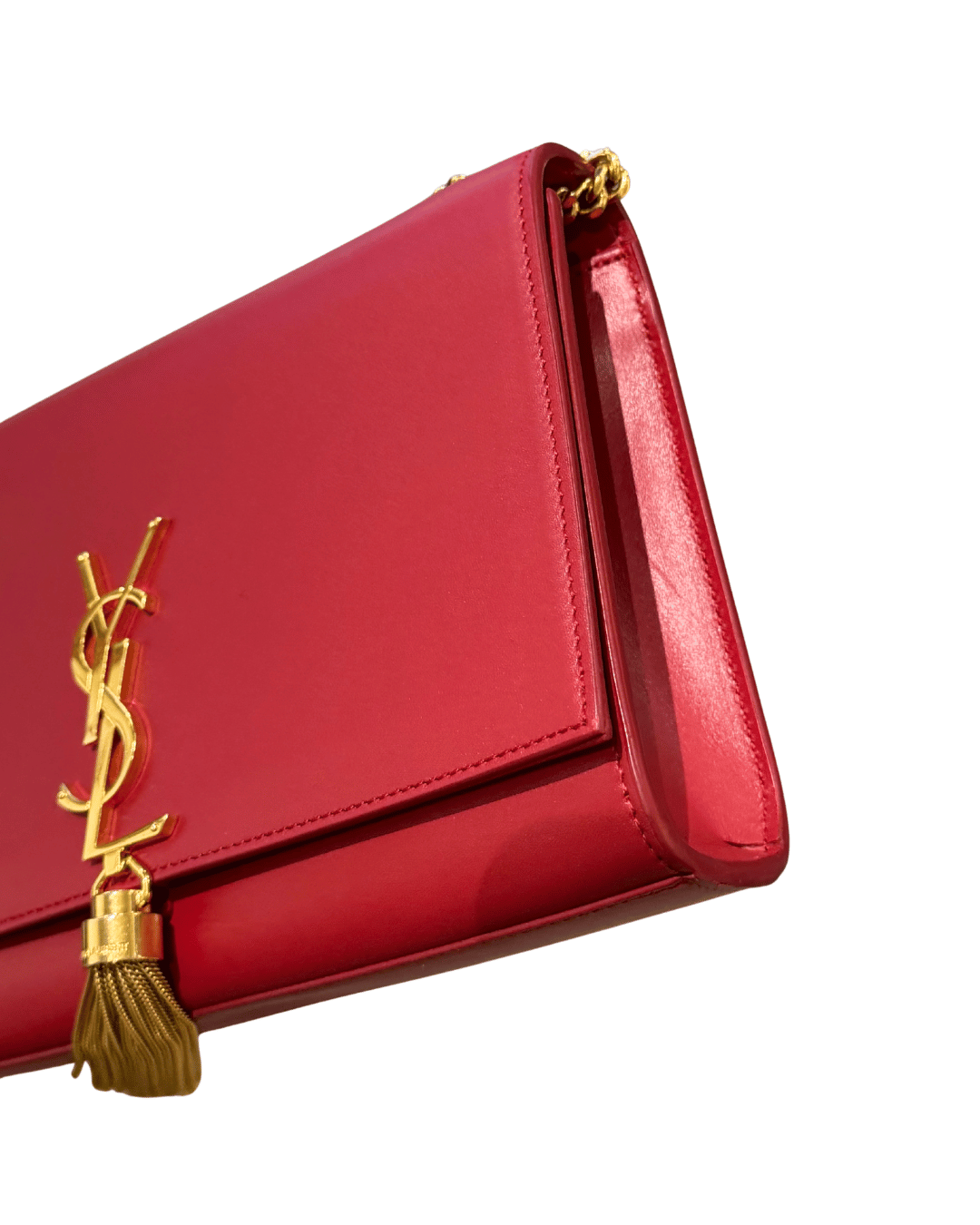 KATE MEDIA YSL PELLE LISCIA ROSSA
