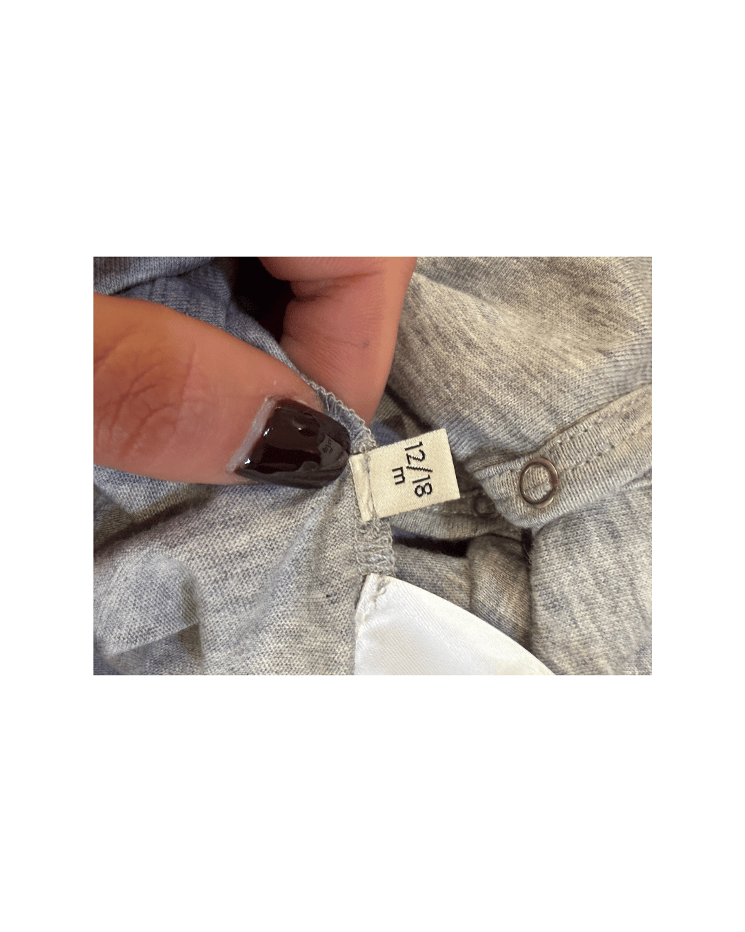 TUTINA GUCCI BABY IN COTONE GRIGIA