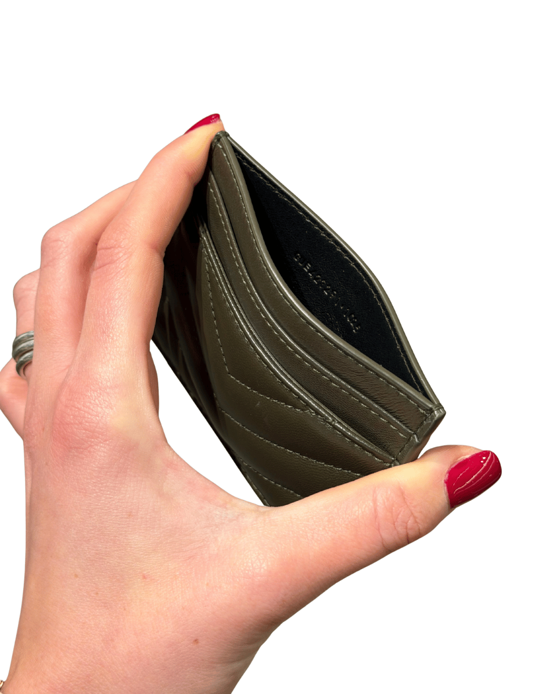 PORTACARTE CASSANDRA YSL FANGO/VERDE