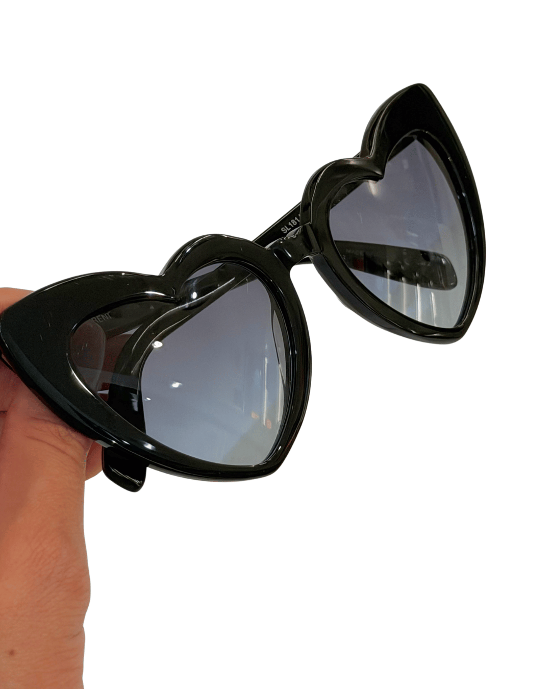 OCCHIALI YSL FORMA DI CUORE NERI