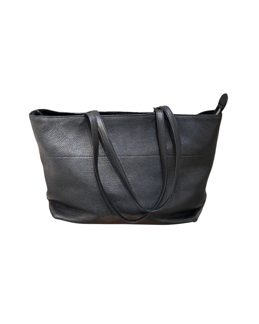 PRADA SHOPPER PELLE NERA MARTELLATA