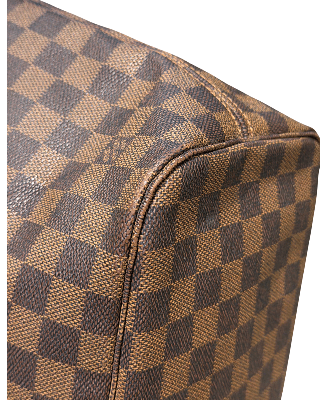 NEVERFULL MM DAMIER EBENE INTERNO ROSSO