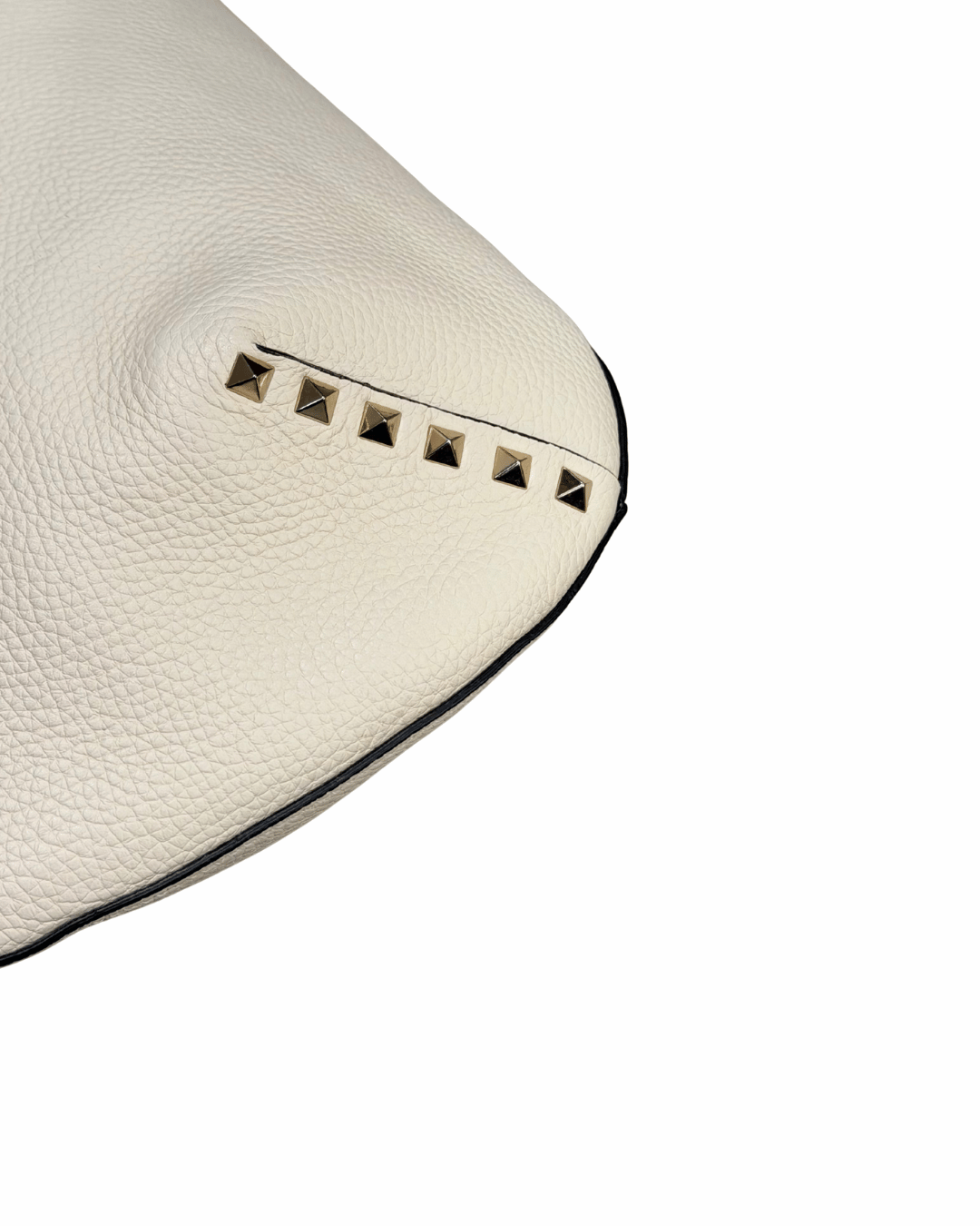 VALENTINO HOBO BAG CREMA BORCHIE