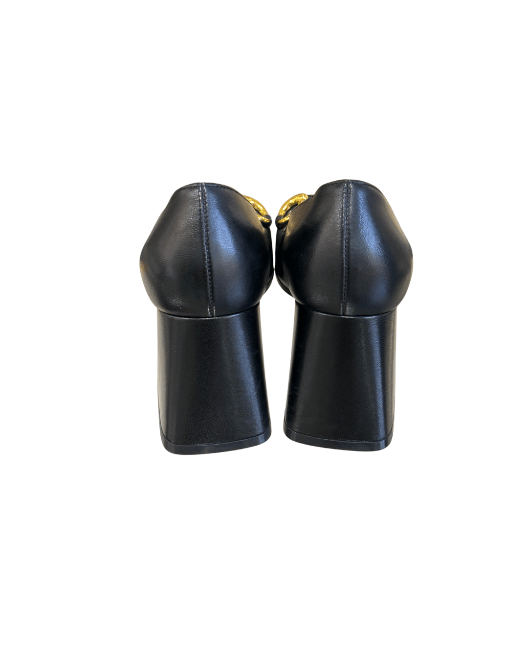 DECOLLETE GUCCI HORSEBIT NERE PUNTA QUADRATA Nr 37