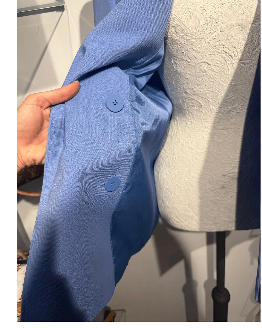 BLAZER MAXMARA DOPPIPETTO AZZURRO Tg 42