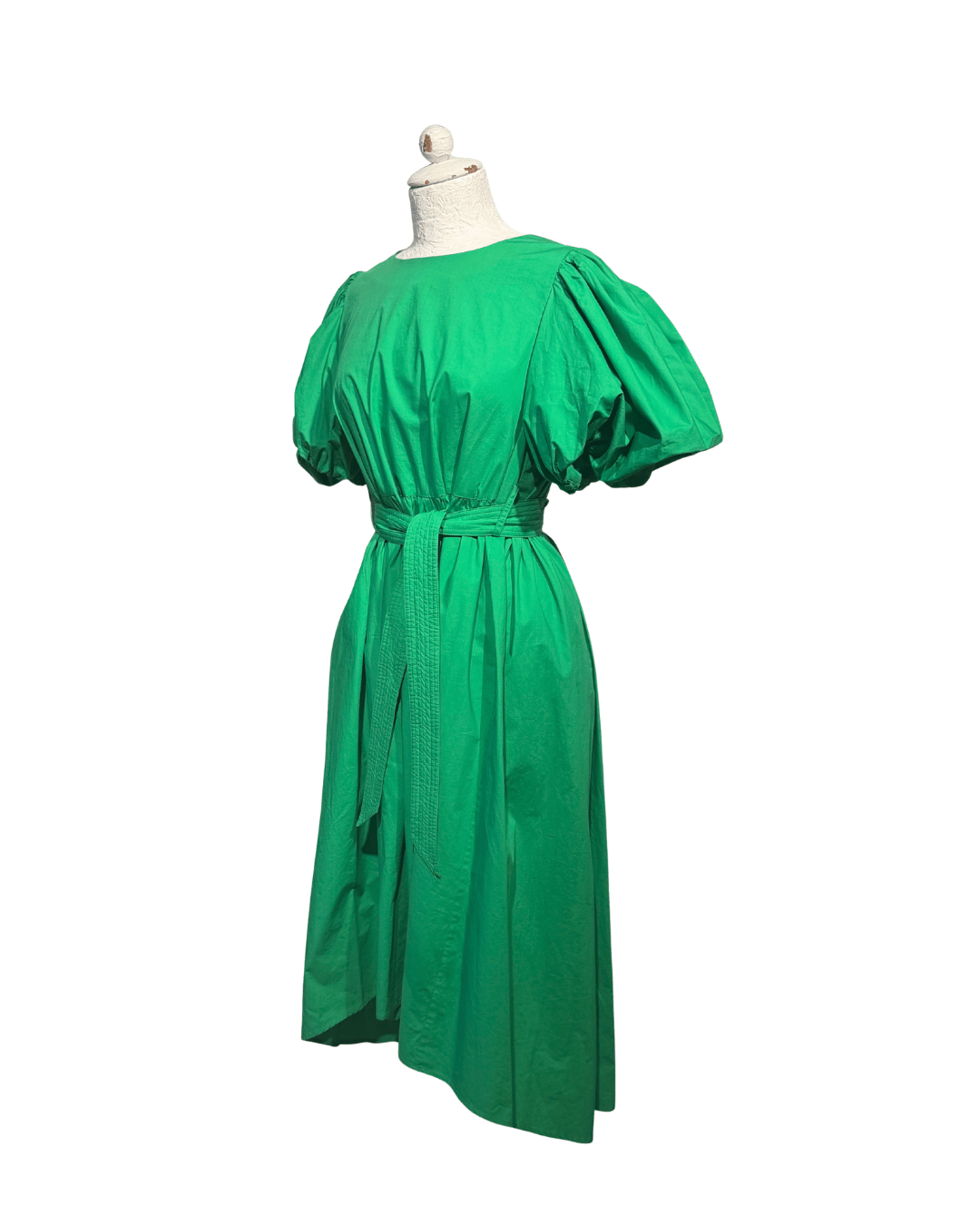 ABITO VERDE CON MANICHE A PALLONCINO Tg 40