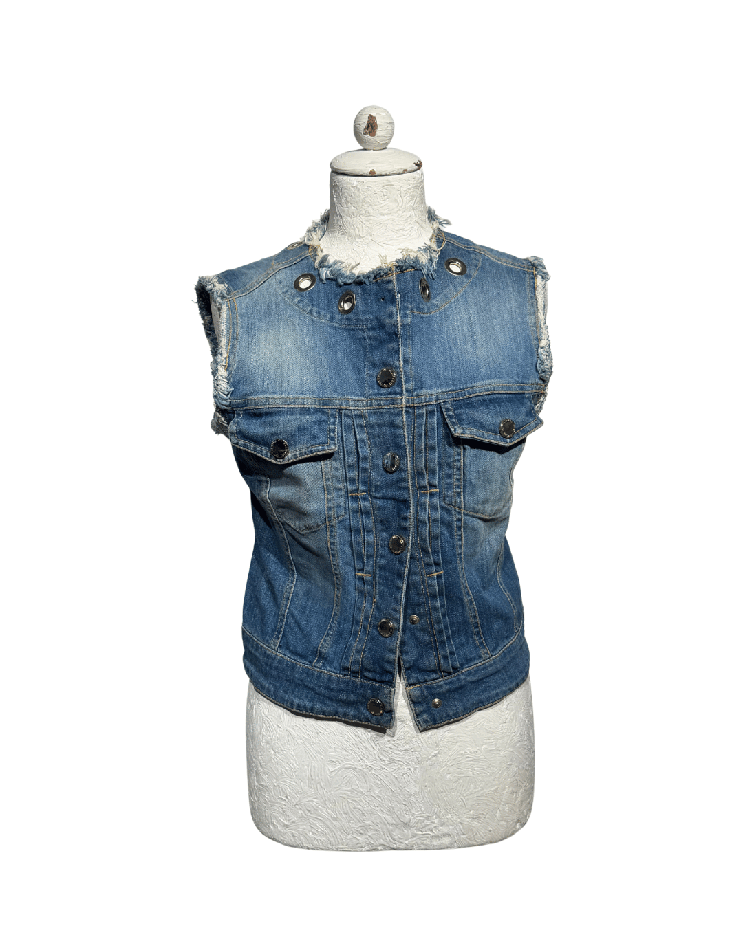 GILET DENIM ELISABETTA FRANCHI Tg 44