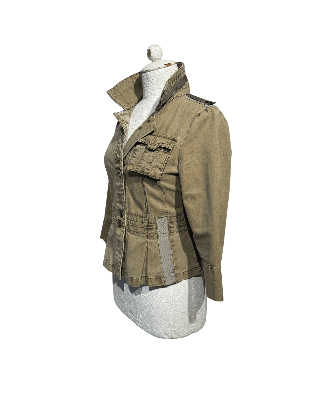 GIACCA MAX&CO COTONE KAKI Tg 40