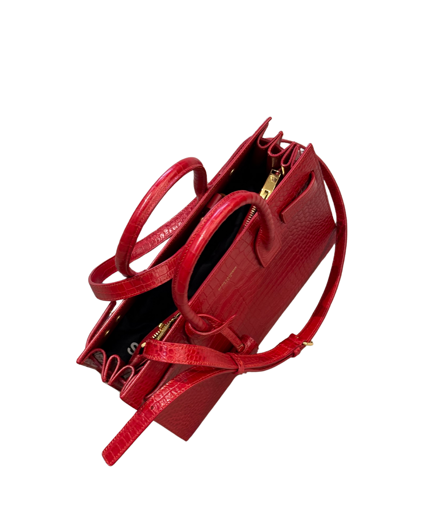 SAC DE JOUR SMALL ROSSA STAMPA COCCO