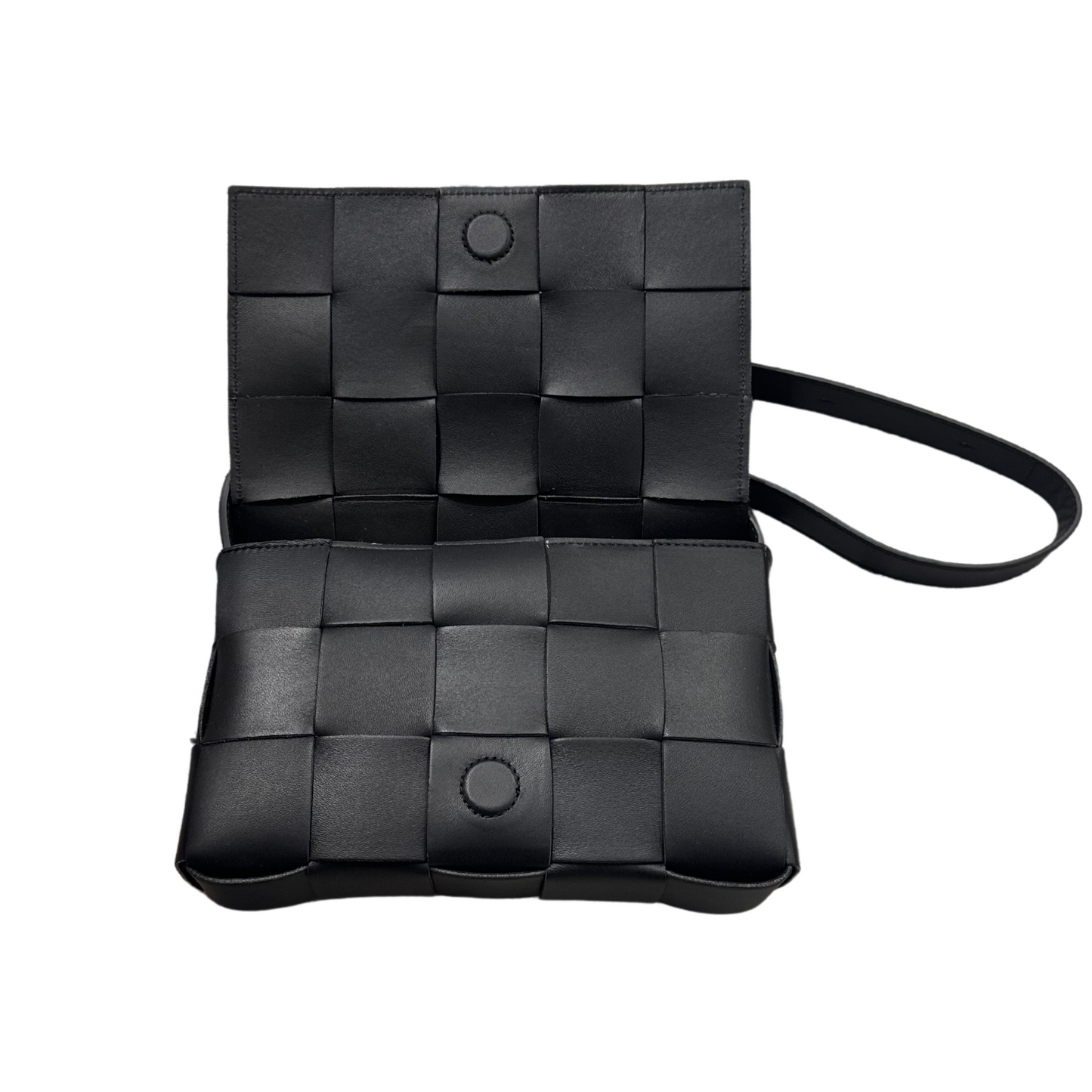 CASSETTE BOTTEGA VENETA NERA