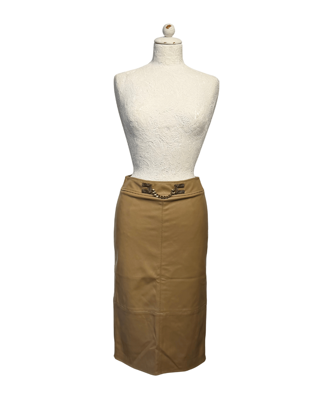 GONNA MIDI ELISABETTA FRANCHI SIMILPELLE Tg 40