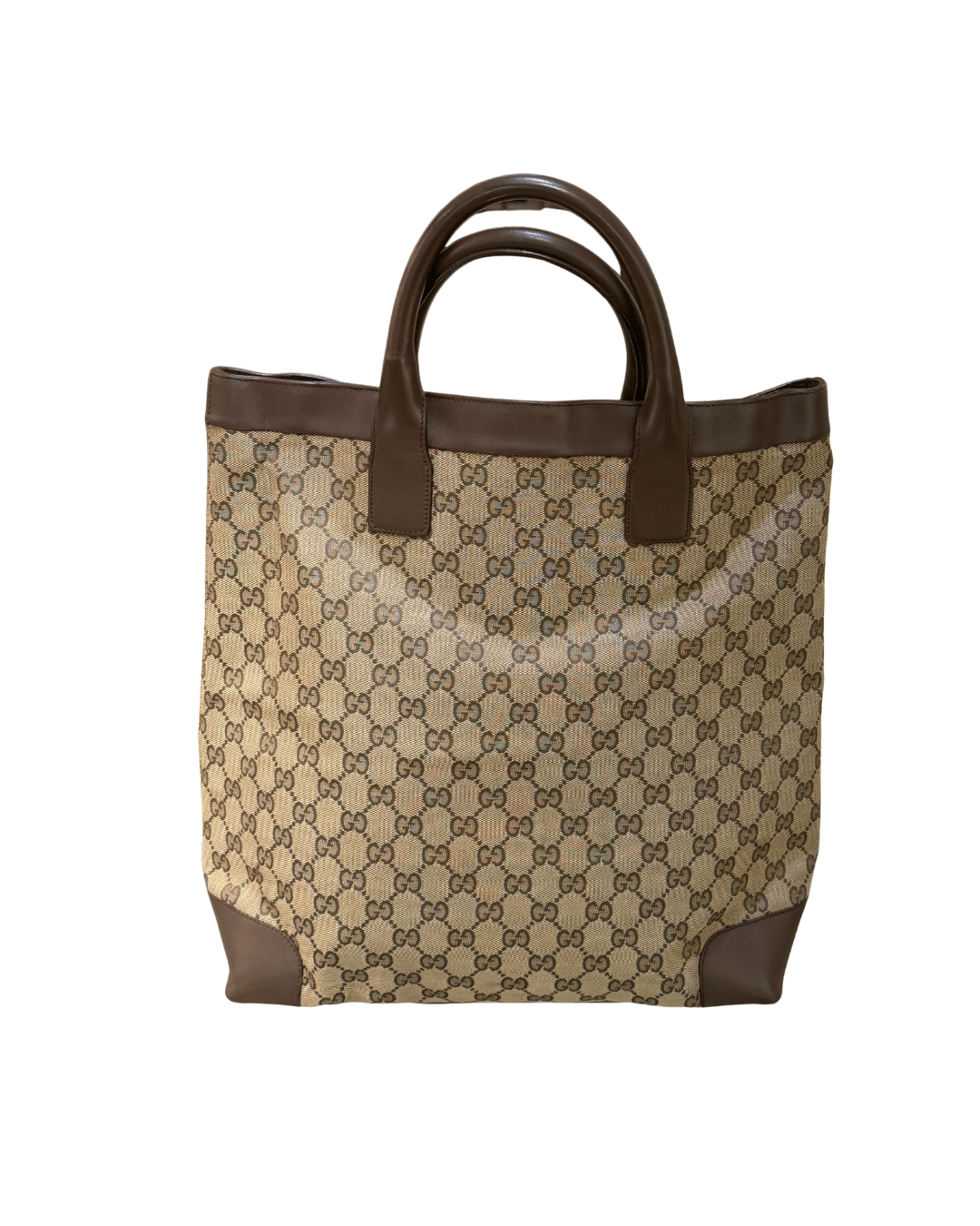 GUCCI TOTE BAG GG SUPREME RIFINITURE MARRONI