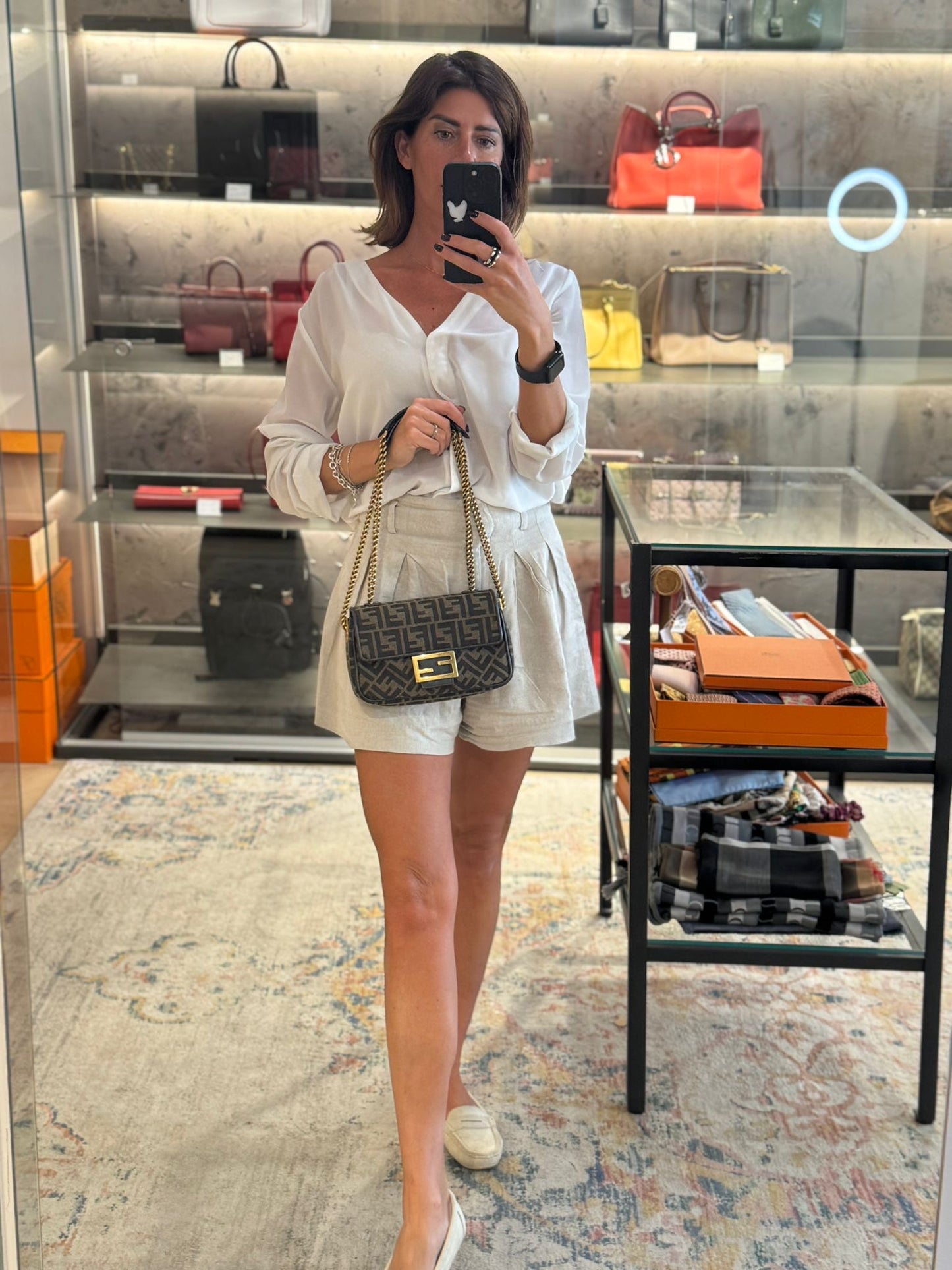 BAGUETTE FENDI TELA ZUCCA
