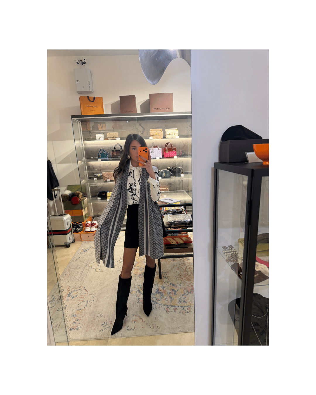 SCIARPA GUCCI LANA GRIGIA UNISEX