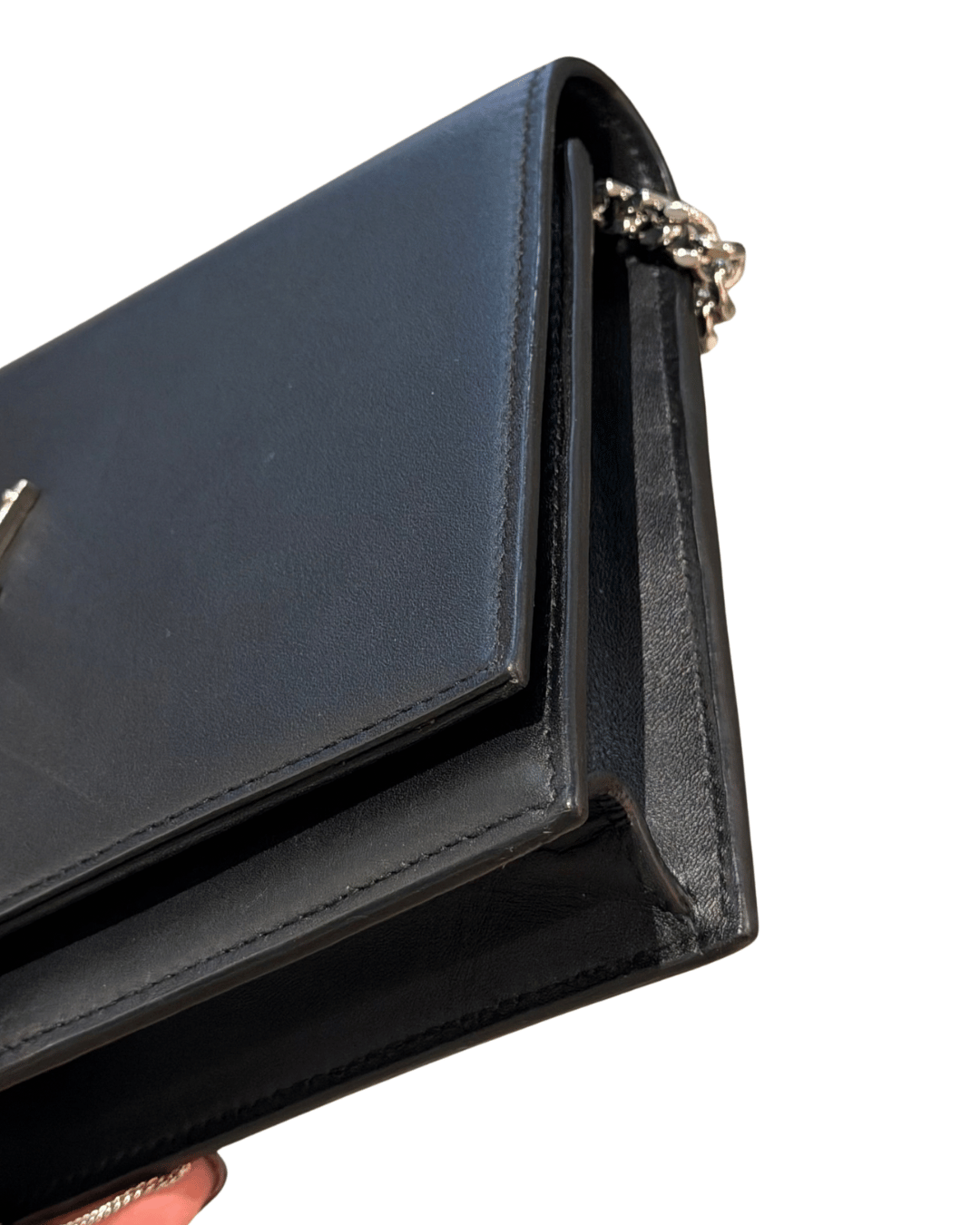 KATE WALLET ON CHAIN YSL NERA CON NAPPINA