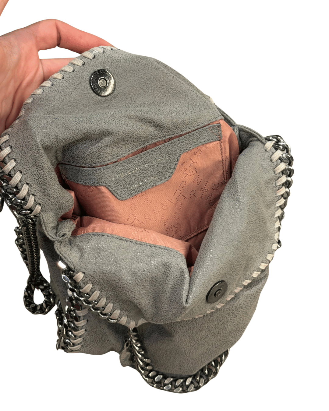 MINI STELLA MCCARTNEY FALABELLA GRIGIA